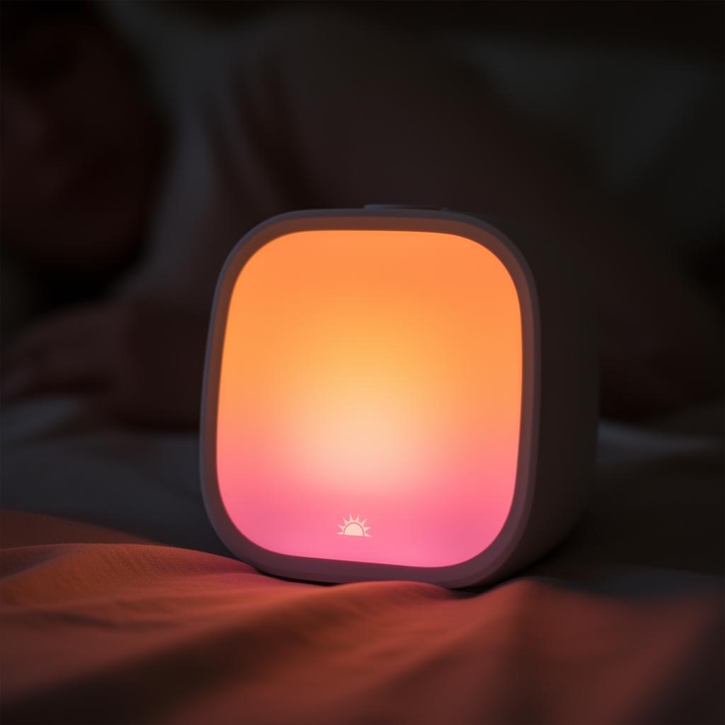 Nahaufnahme des byte-zen mit warmem Sonnenaufgangs-Licht
